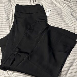 Womens high rise wide leg dress pants